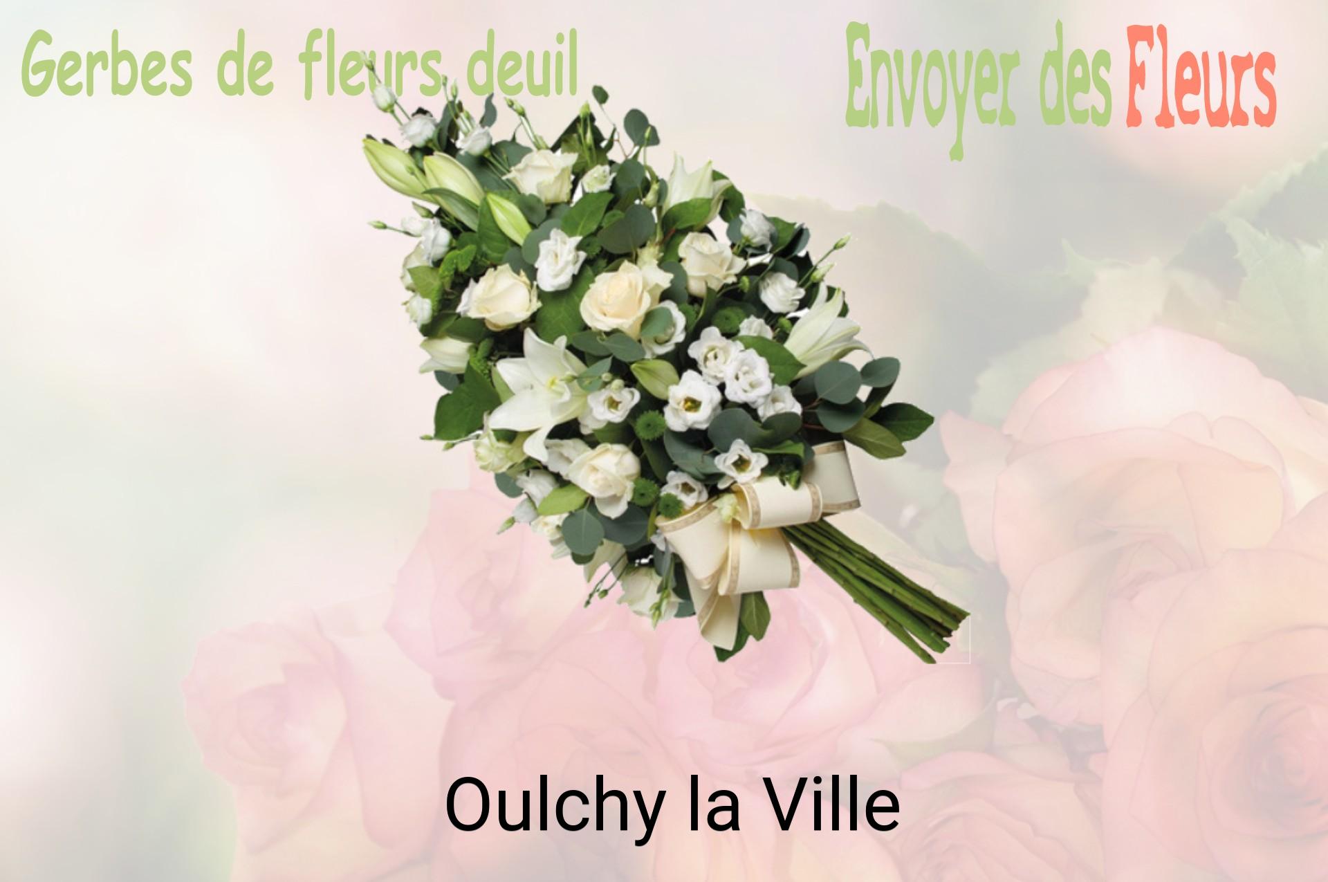 Gerbe de fleurs de deuil livrée à Oulchy-la-Ville